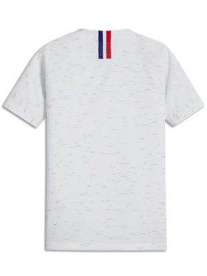 France maillot rétro extérieur pour adulte uniforme de football vintage pour homme deuxième tenue de sport haut chemise Coupe du monde 2018